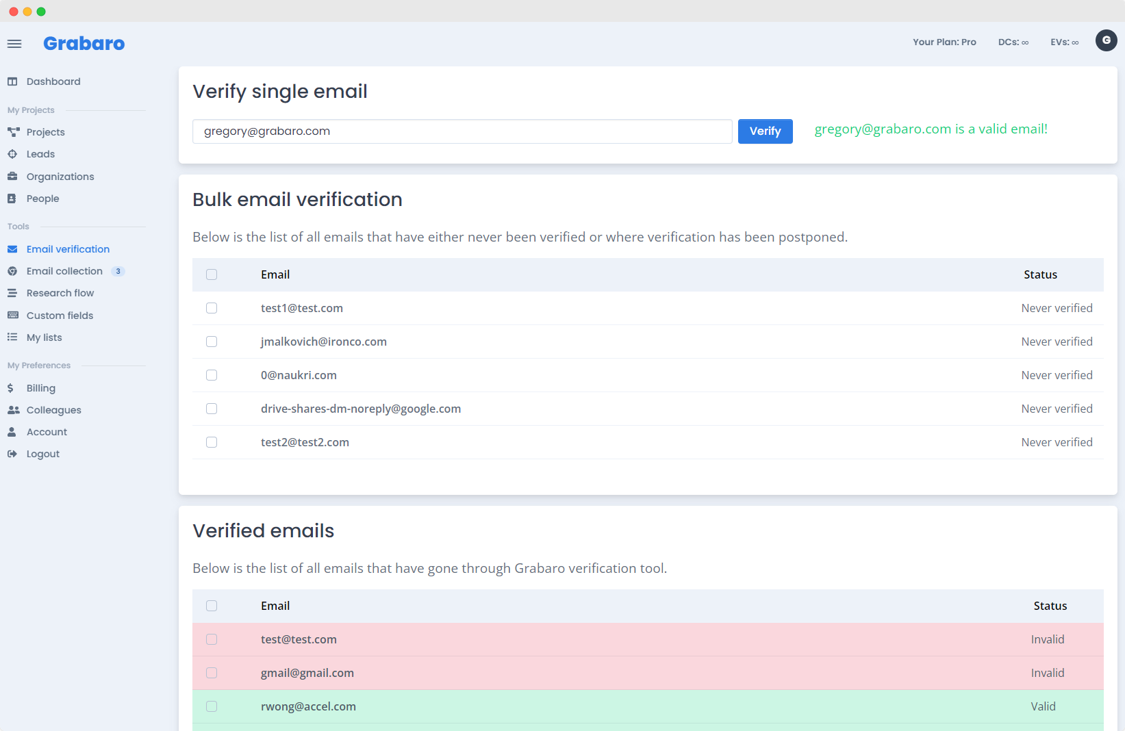Email Verification Tool