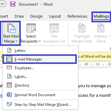 How to send mass cold emails using Microsoft Outlook, Excel and Word ...