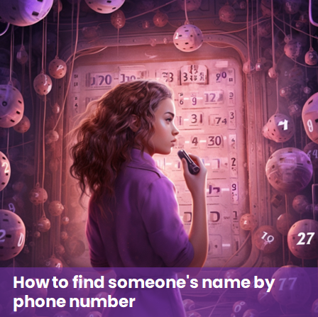 how to find someone's name from their phone number reddit